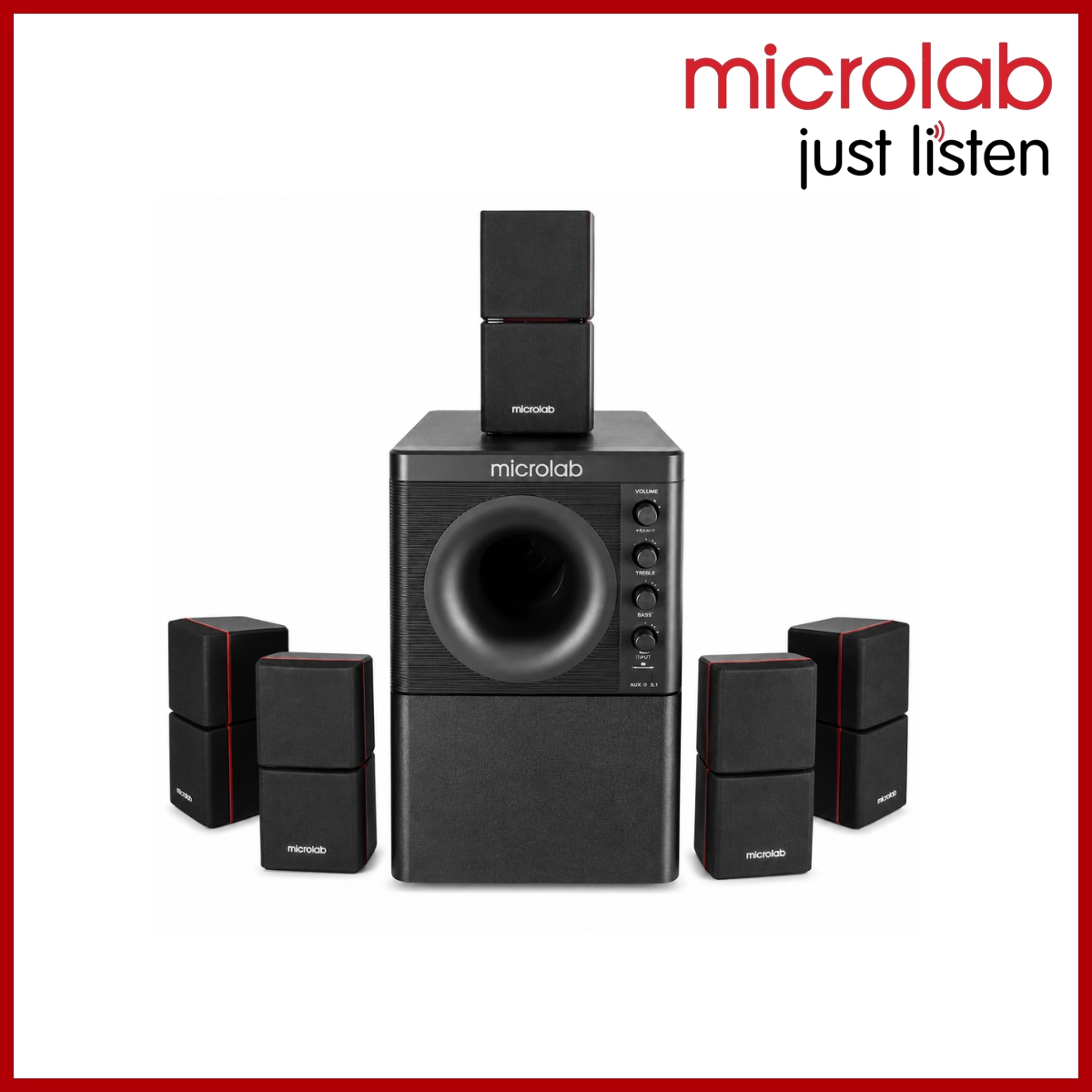 Microlab x3 5.1 Ch Bluetooth V5.1 Speaker