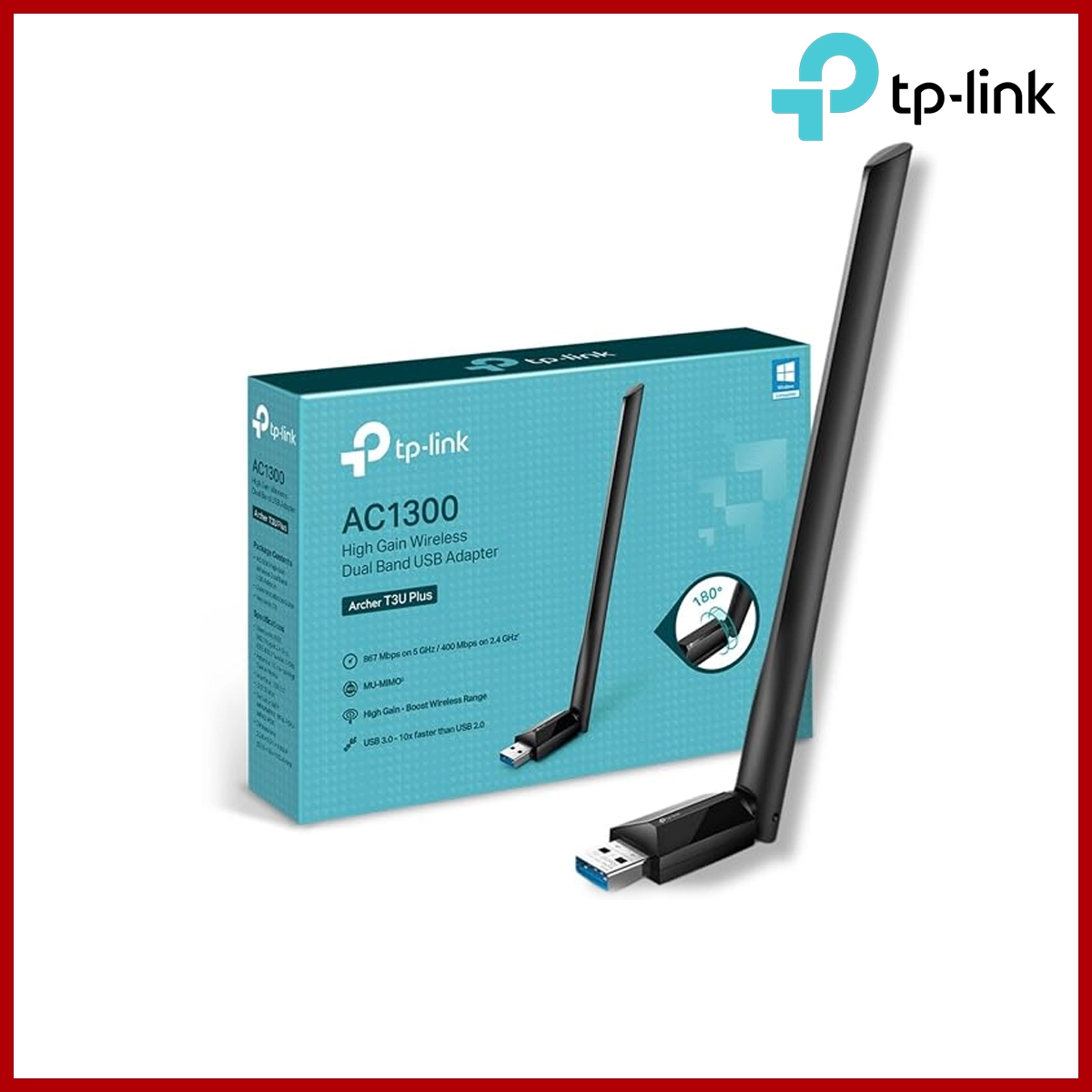 Tp-Link T3U Plus USB Wireless